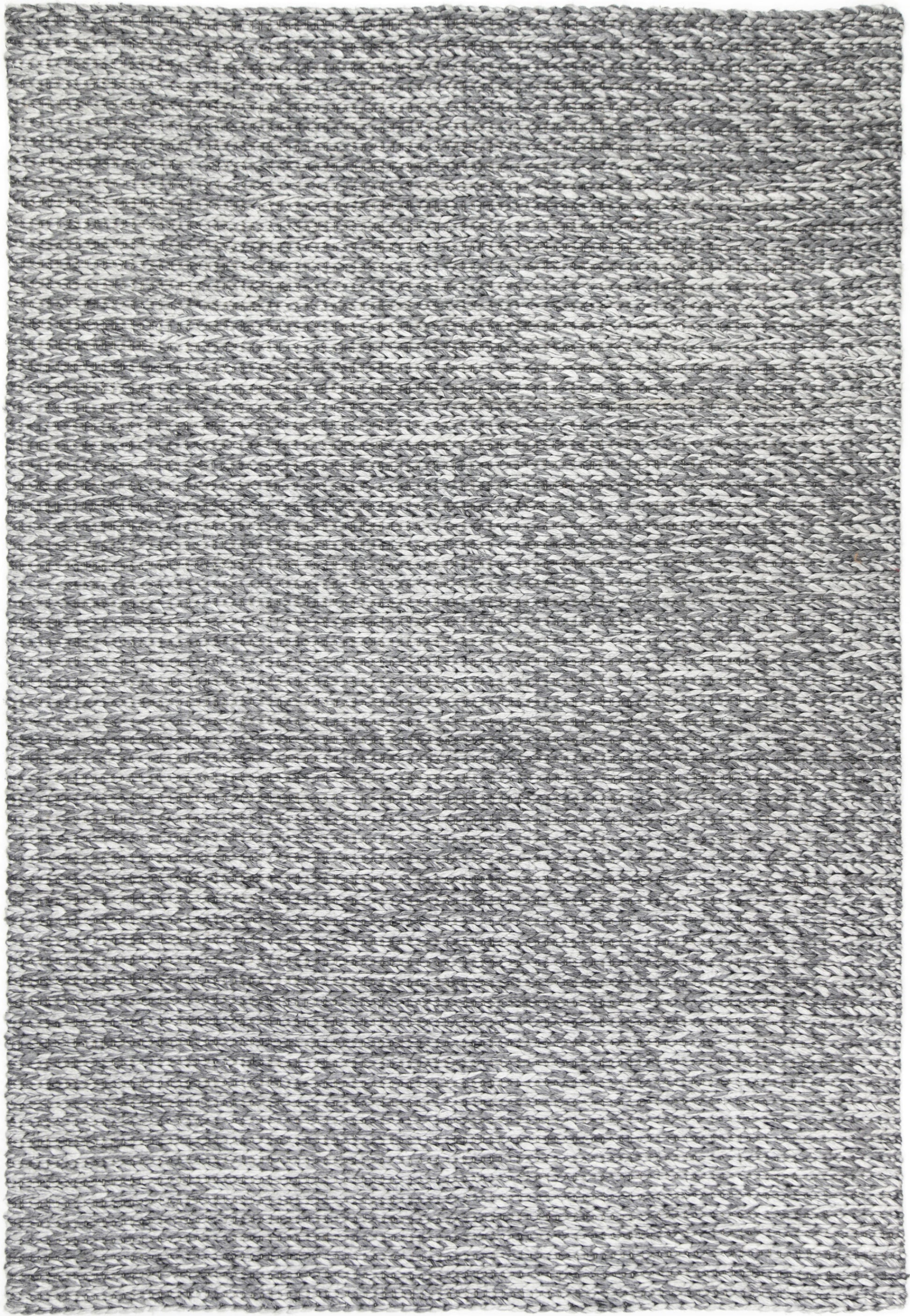 Harlow Cue Charcoal Wool Blend Rug 200x290 - Cosy Abode