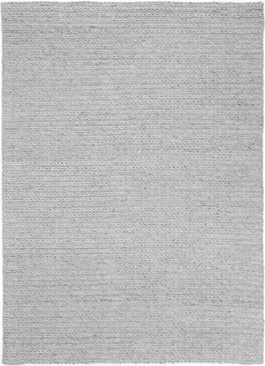 Harlow Cue Grey Wool Blend Rug 200x290 - Cosy Abode