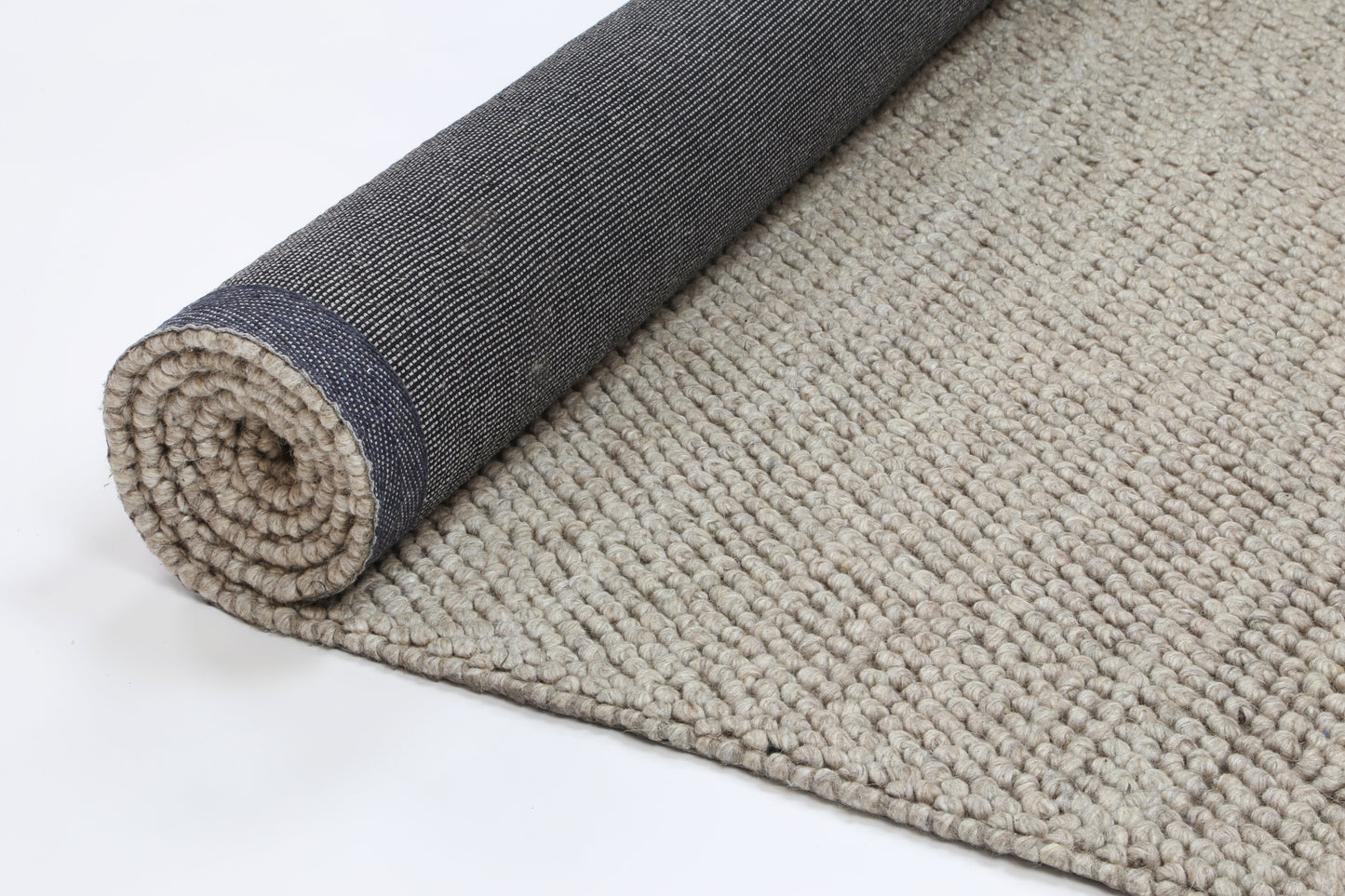Harlow Loopy Camel Wool Blend Rug 200x290 - Cosy Abode