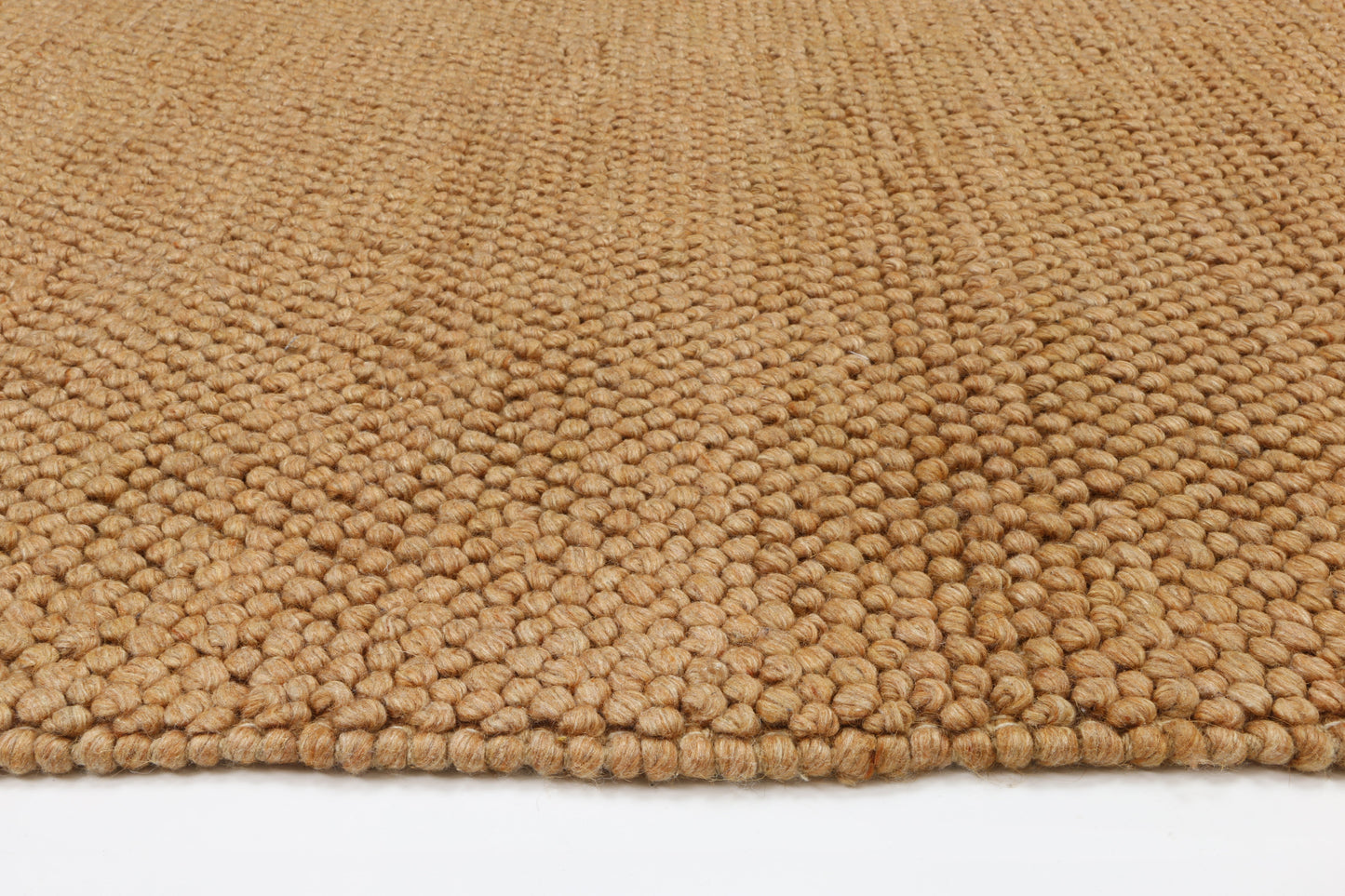 Harlow Loopy Copper Wool Blend Rug 200x290 - Cosy Abode