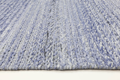 Harlow Cue Blue Wool Blend Rug 240x330 - Cosy Abode