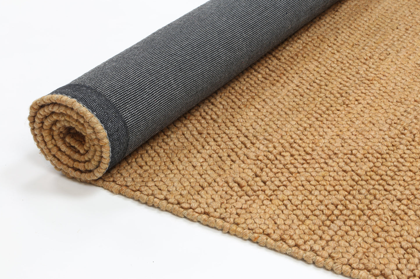 Harlow Loopy Copper Wool Blend Rug 240x330 - Cosy Abode