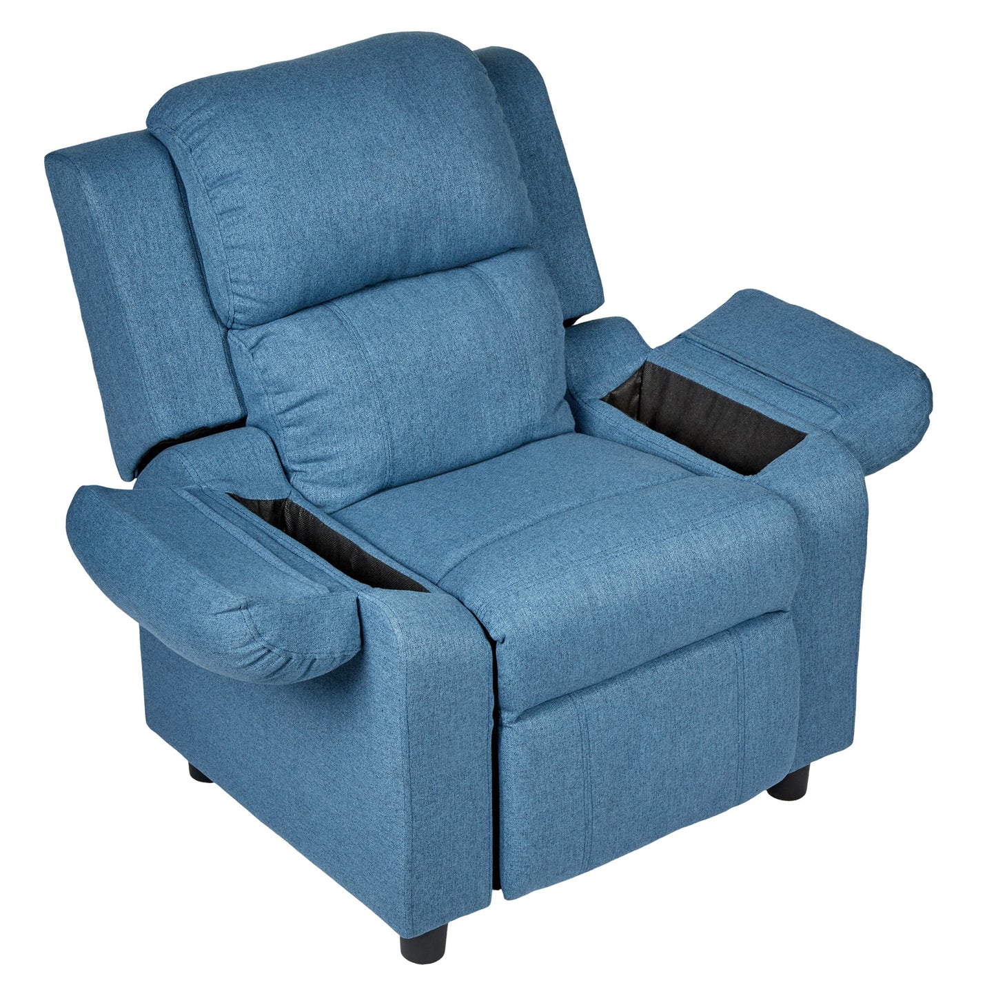 Erika Navy Blue Adult Recliner Sofa Chair Blue Lounge Couch Armchair Furniture - Cosy Abode