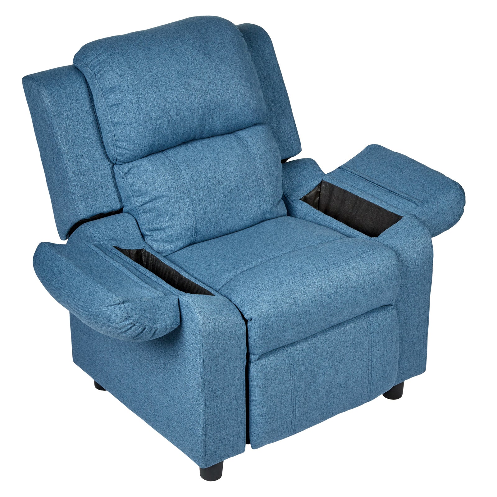 Erika Navy Blue Adult Recliner Sofa Chair Blue Lounge Couch Armchair Furniture - Cosy Abode