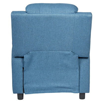 Erika Navy Blue Adult Recliner Sofa Chair Blue Lounge Couch Armchair Furniture - Cosy Abode