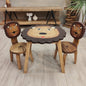 Lion Table Chairs Set - Cosy Abode