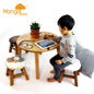 Mix Animal Table + 4 stools Set - Cosy Abode