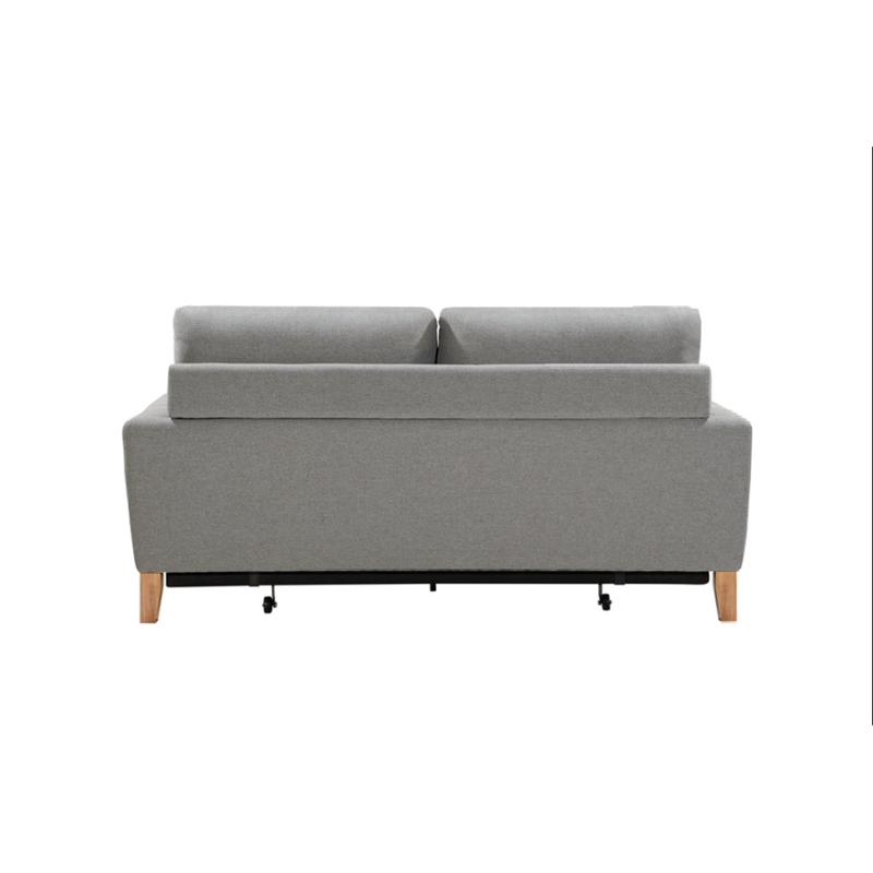 SHASA 2 Seater Pull-out Sofa bed Grey celadon - Cosy Abode