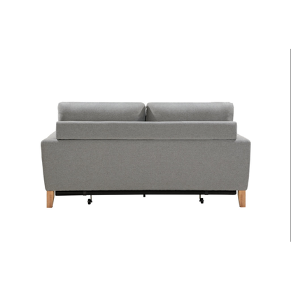 SHASA 2 Seater Pull-out Sofa bed Grey celadon - Cosy Abode