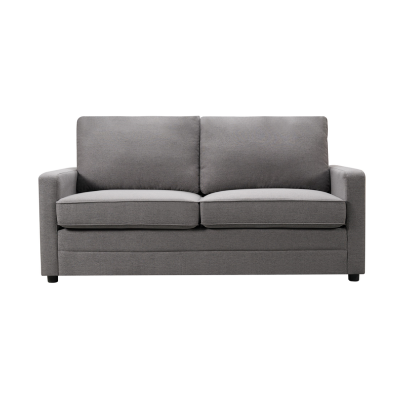 RAY 2 Seater Sofa bed with Separate Foam Mattress- Dark grey - Cosy Abode