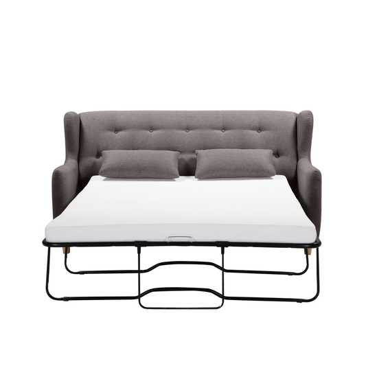 MARQUIS 2 Seater Sofa bed with Separate Foam Mattress-Dark grey - Cosy Abode