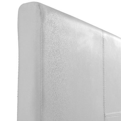 Double PU Leather Bed Frame White - Cosy Abode