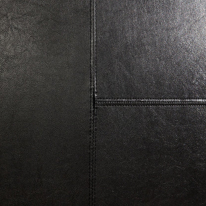 Double PU Leather Bed Frame Black - Cosy Abode