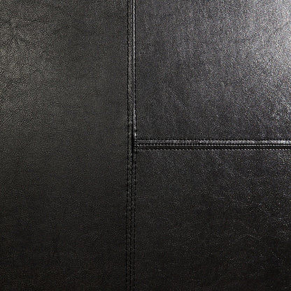 Queen PU Leather Bed Frame Black - Cosy Abode