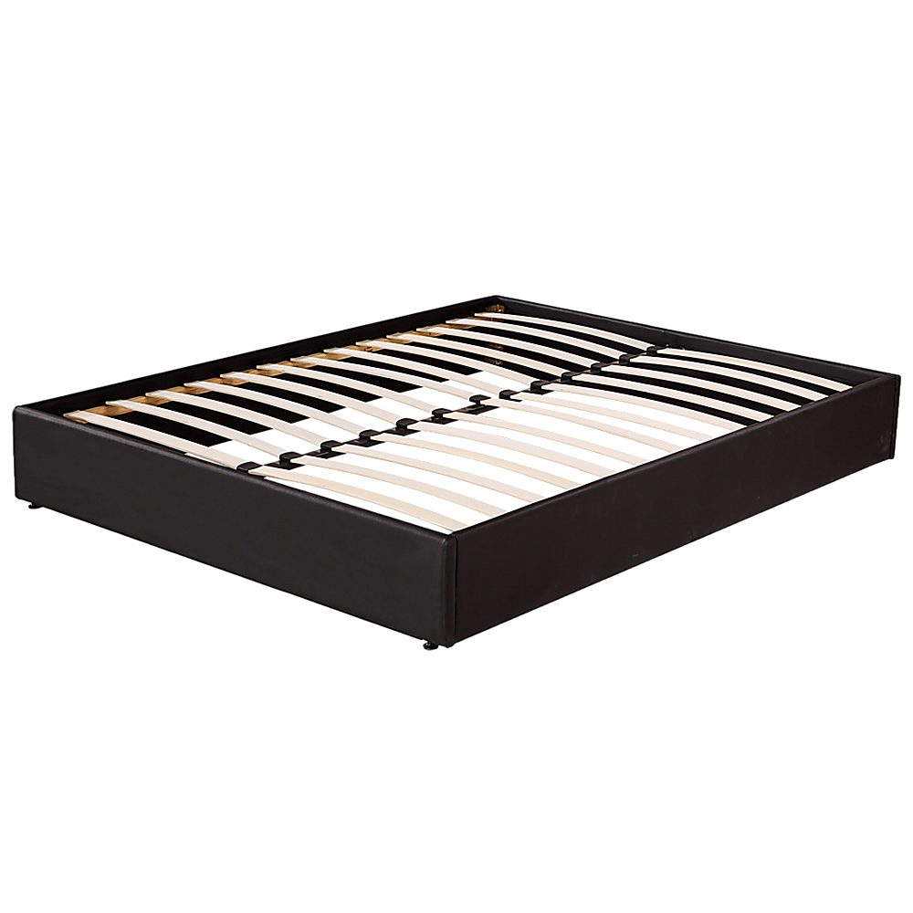 PU Leather Double Bed Ensemble Frame - Cosy Abode