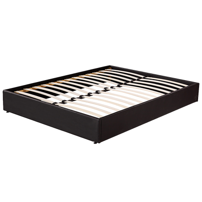 PU Leather Double Bed Ensemble Frame - Cosy Abode