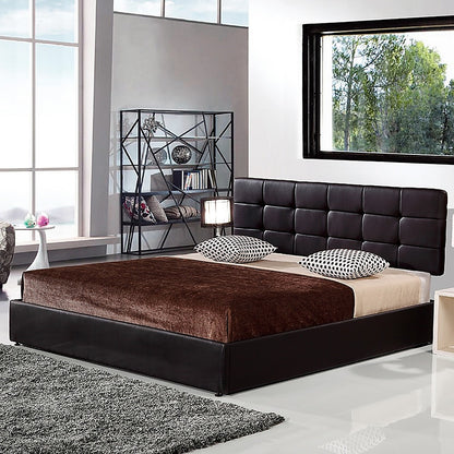PU Leather King Bed Ensemble Frame - Cosy Abode