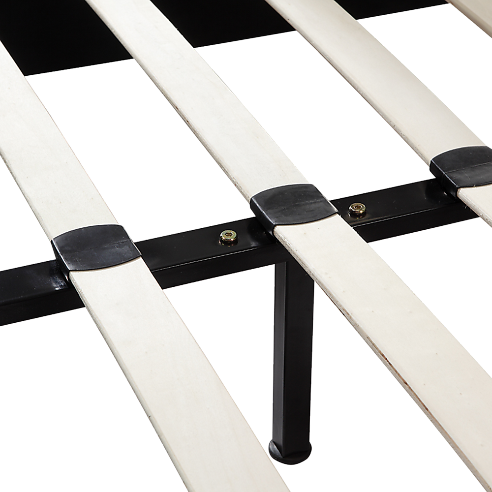 PU Leather King Bed Ensemble Frame - Cosy Abode