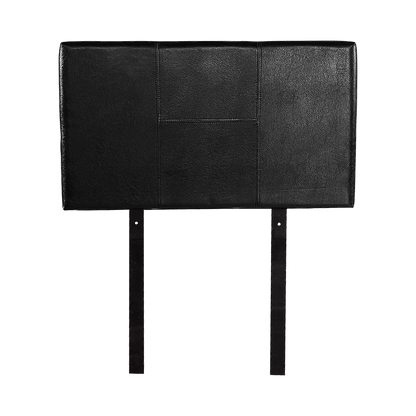 PU Leather Single Bed Headboard Bedhead - Black - Cosy Abode