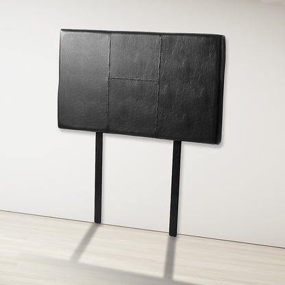 PU Leather Single Bed Headboard Bedhead - Black - Cosy Abode