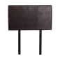 PU Leather Single Bed Headboard Bedhead - Brown - Cosy Abode
