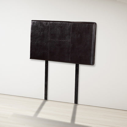 PU Leather Single Bed Headboard Bedhead - Brown - Cosy Abode