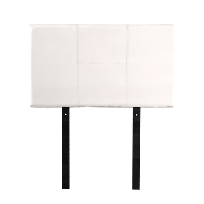 PU Leather Single Bed Headboard Bedhead - White - Cosy Abode