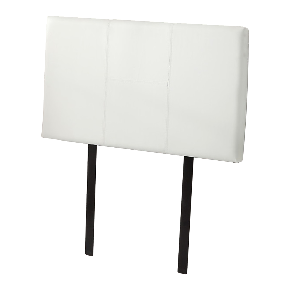PU Leather Single Bed Headboard Bedhead - White - Cosy Abode