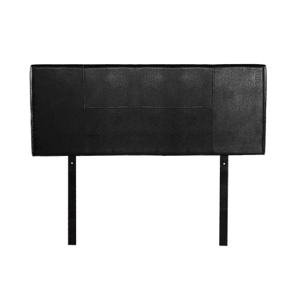 PU Leather Double Bed Headboard Bedhead - Black - Cosy Abode