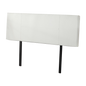 PU Leather Double Bed Headboard Bedhead - White - Cosy Abode