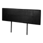 PU Leather Queen Bed Headboard Bedhead - Black - Cosy Abode