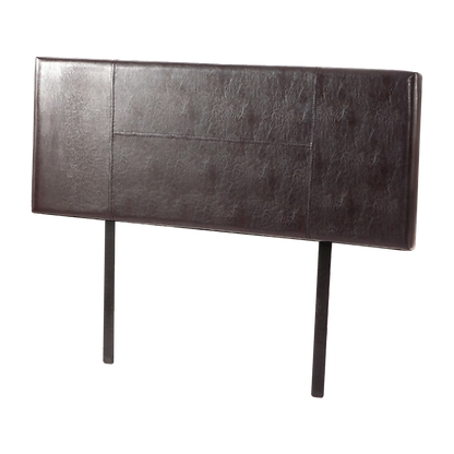 PU Leather Queen Bed Headboard Bedhead - Brown - Cosy Abode