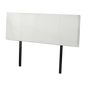 PU Leather Queen Bed Headboard Bedhead - White - Cosy Abode