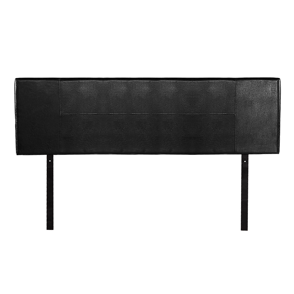 PU Leather King Bed Headboard Bedhead - Black - Cosy Abode