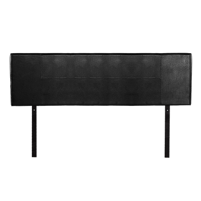 PU Leather King Bed Headboard Bedhead - Black - Cosy Abode