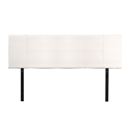 PU Leather King Bed Headboard Bedhead - White - Cosy Abode