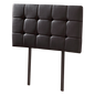 PU Leather Single Bed Deluxe Headboard Bedhead - Black - Cosy Abode