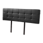 PU Leather King Bed Deluxe Headboard Bedhead - Black - Cosy Abode