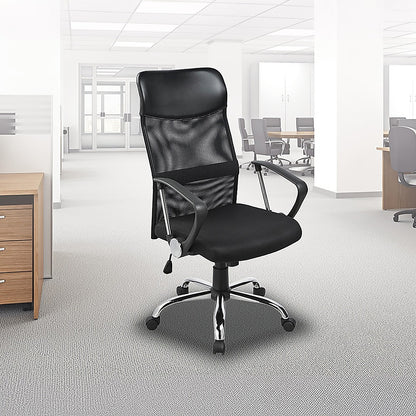 Ergonomic Mesh PU Leather Office Chair - Cosy Abode