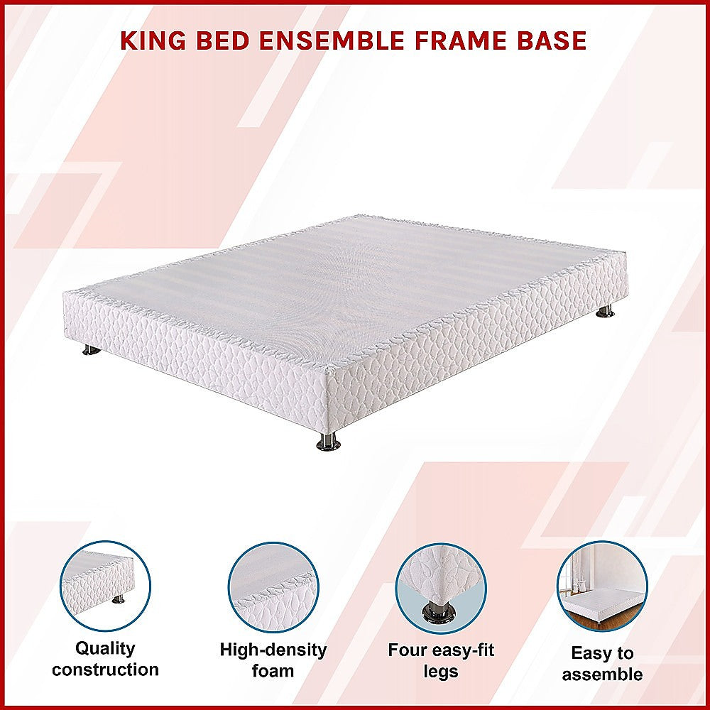 King Bed Ensemble Frame Base - Cosy Abode