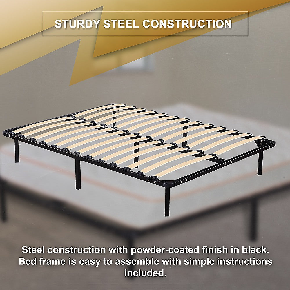 Double Metal Bed Frame - Bedroom Furniture - Cosy Abode