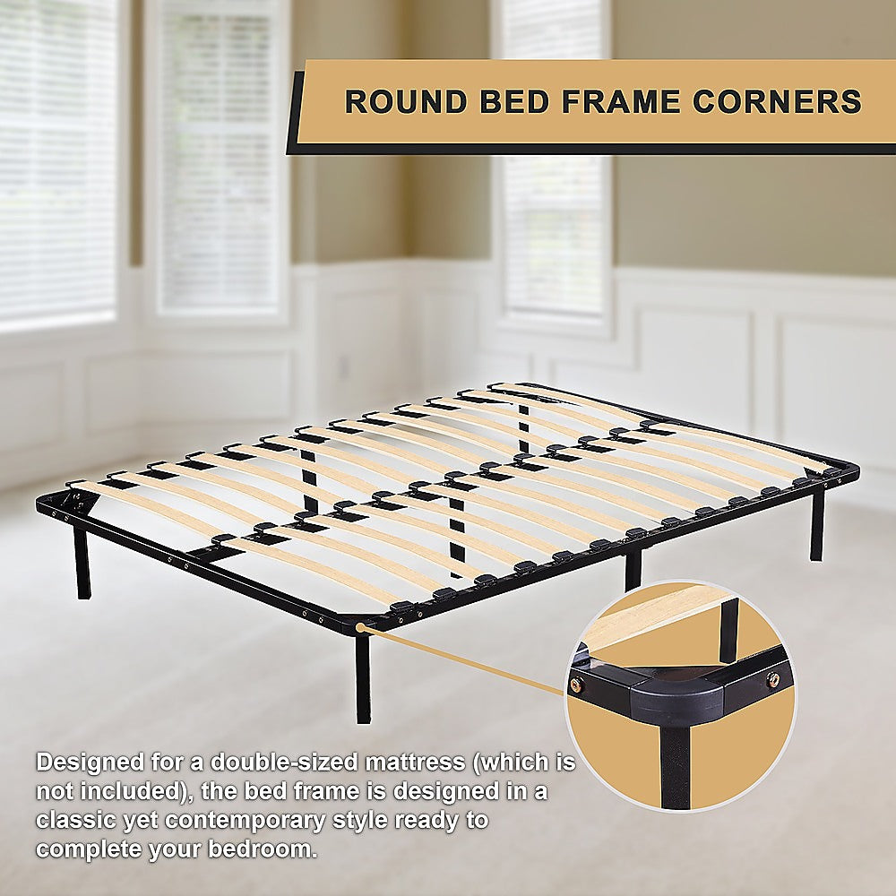 Double Metal Bed Frame - Bedroom Furniture - Cosy Abode