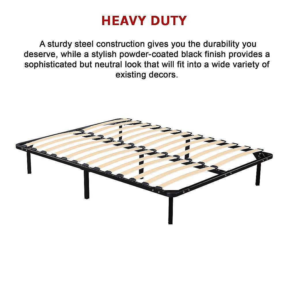 Double Metal Bed Frame - Bedroom Furniture - Cosy Abode