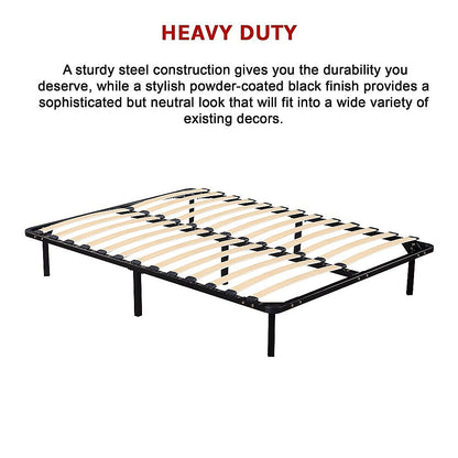 Double Metal Bed Frame - Bedroom Furniture - Cosy Abode