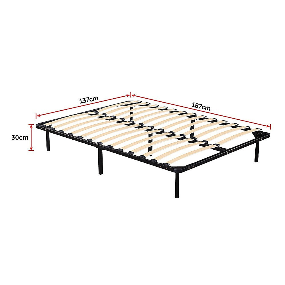 Double Metal Bed Frame - Bedroom Furniture - Cosy Abode