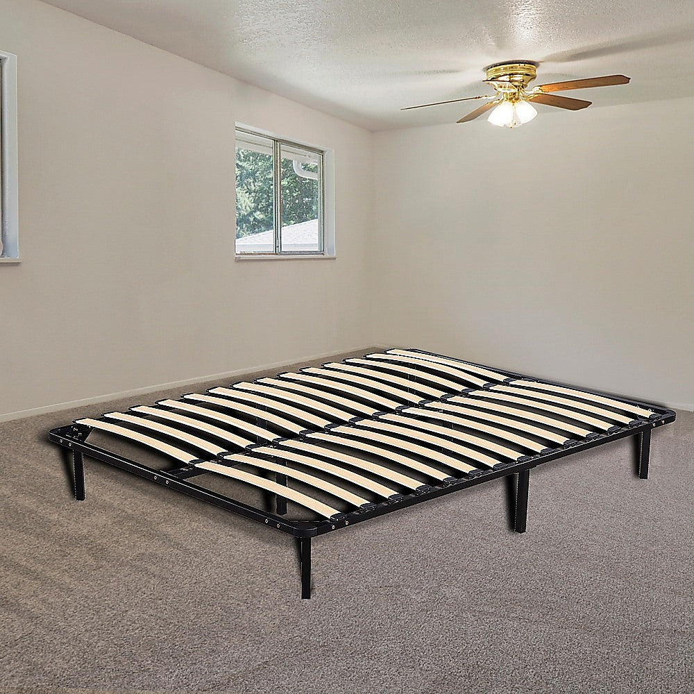 Queen Metal Bed Frame - Bedroom Furniture - Cosy Abode