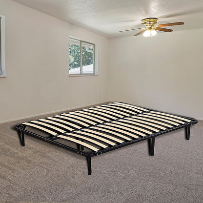 Queen Metal Bed Frame - Bedroom Furniture - Cosy Abode