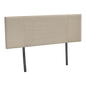 Linen Fabric Double Bed Headboard Bedhead - Beige - Cosy Abode