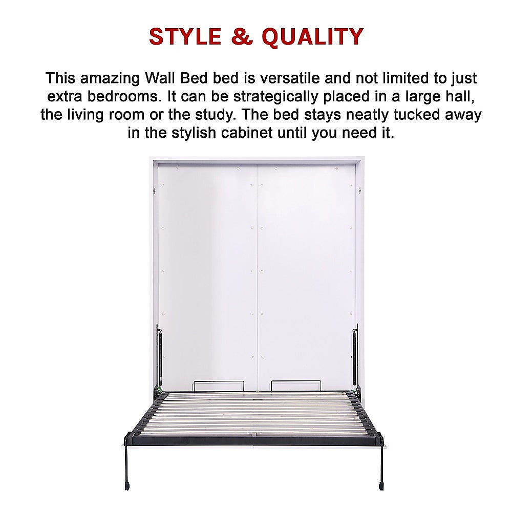 Palermo Double Size Wall Bed Diamond Edition - Cosy Abode