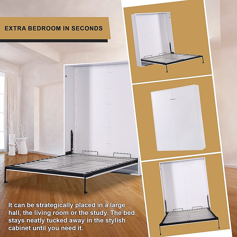 Palermo Queen Size Wall Bed Diamond Edition - Cosy Abode
